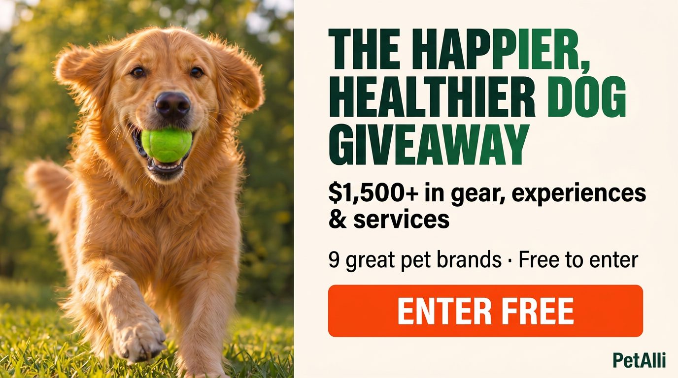 PetAlli Wins — The Happier, Healthier Dog Giveaway